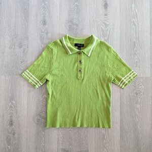 Forever 21 Green Polo Shirt - 2X